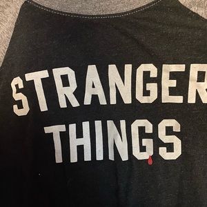 Stranger Things Jersey Tee. Medium. Pre-loved.
